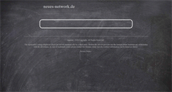 Desktop Screenshot of neues-network.de